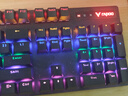 雷柏（Rapoo） V500PRO 有線(xiàn)背光機械鍵盤(pán) 104鍵全尺寸游戲電競筆記本電腦多媒體辦公吃雞全鍵無(wú)沖鍵盤(pán) 黑軸 曬單實(shí)拍圖