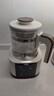 格麗思（GREENIS）煮茶壺養生壺 純鈦噴淋式加熱煮茶器一體式燒水壺蒸茶壺 辦公室蒸茶器茶水分離 電茶壺圍爐煮茶 噴淋式煮茶器 (椰奶白禮盒裝-直筒+噴淋雙茶漏) 曬單實(shí)拍圖