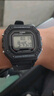 CASIO卡西歐時(shí)尚潮流復古小方表液晶顯示防水運動(dòng)學(xué)生石英手表男女同款 W-218H-1B 曬單實(shí)拍圖