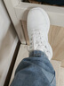 回力運動(dòng)鞋女鞋2026夏季新款透氣厚底跑鞋子軟底緩震跑步鞋女款 白銀|M763C 【皮面款】 37 曬單實(shí)拍圖