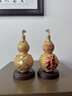 夢(mèng)佳家畫(huà)金絲琺瑯葫蘆擺件客廳招財電視柜玄關(guān)裝飾品搬家禮物喬遷新居禮品 金絲琺瑯彩葫蘆 10.8*10.8*23CM 曬單實(shí)拍圖