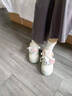 森馬歐若風(fēng)配裙可愛(ài)小白鞋女2025秋季新款休閑板鞋運動(dòng)鞋子女加絨棉鞋 米綠加絨【腳寬腳胖拍大一碼】 36 曬單實(shí)拍圖