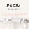 小米（MI）新國標插座/插線(xiàn)板/插排/排插/接線(xiàn)板/拖線(xiàn)板5位總控開(kāi)關(guān)全長(cháng)約1.8米 曬單實(shí)拍圖