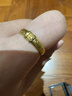 周六福黃景瑜同款福緣黃金戒指足金情侶對戒計價(jià) 約5.08g 女戒16號 曬單實(shí)拍圖