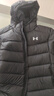 UNDER ARMOUR安德瑪男子UA Core Down連帽訓練運動(dòng)短款鴨絨保暖羽絨服6001970 黑色001 L 曬單實(shí)拍圖