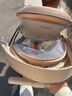 XUM嬰兒車(chē)遛娃神器推車(chē)可坐可躺0-6歲雙向折疊輕便高景觀(guān)溜娃手推車(chē) 加高防護+鋁合金+六組減震香檳色 曬單實(shí)拍圖