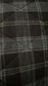 三槍冬新品情侶保暖家居服加厚絨布三層夾棉翻領(lǐng)開(kāi)襟男女寬松睡衣套裝 男款 藏青格 2XL 曬單實(shí)拍圖