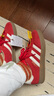 阿迪達斯（adidas）三葉草男女鞋GAZELLE INDOOR低幫休閑鞋IF1808紅白36.5 曬單實(shí)拍圖