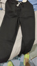 佐優(yōu)品休閑褲男士秋冬季潮流寬松闊腿直筒運動(dòng)九分褲子男工裝褲男長(cháng)褲 黑色 L 建議110-120斤 曬單實(shí)拍圖
