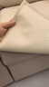 茗芮居真皮沙發(fā)專(zhuān)用墊防滑輕奢坐墊四季通用純色沙發(fā)墊現代簡(jiǎn)約高檔座墊 南希米色 90*240 曬單實(shí)拍圖