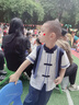 洽函六一兒童演出服少數民族服裝廣西壯族苗族三月三兒童男女童舞蹈服 男童白色 100 cm 曬單實(shí)拍圖