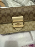 蔻馳（COACH）【品牌直供】coach女包MORGAN系列腋下酒神包生日禮物送女友 CH506IMOT4卡其老花 曬單實(shí)拍圖