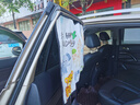 MOTCINO汽車(chē)遮陽(yáng)簾防曬隔熱擋窗簾寶寶擋光兒童車(chē)載伸縮簾卡通磁吸隱私簾 曬單實(shí)拍圖