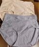 俞兆林媽媽內(nèi)褲女胖mm純棉抗菌襠高腰收腹透氣大碼中老年女士三角短褲 豆沙+奶咖+蝦粉+紫色 4條 L 【建議體重105-130斤】 曬單實拍圖