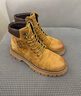 駱駝（CAMEL）【王俊凱同款】馬丁靴加絨鞋秋冬2025新款大黃靴戶(hù)外工裝登山靴 G122W7757TR金黃色（男 絨里款） 42 曬單實(shí)拍圖