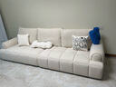 林氏家居奶油風(fēng)布藝沙發(fā)客廳2025新款泡芙沙發(fā)貓抓布家具小戶(hù)型沙發(fā)TBS175 【2.98米|貝母白】12防抗菌貓抓布 曬單實(shí)拍圖