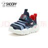SNOOPY史努比童鞋男童運動(dòng)鞋寶寶跑步鞋耐磨減震毛毛蟲(chóng)鞋2032深藍淺藍30 曬單實(shí)拍圖