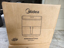 美的（Midea）空氣炸鍋機新款家用免翻面透明可視大容量空氣炸鍋不用翻面可視電炸鍋微波爐烤箱一體機烤紅薯機 【自研AI智能算法烹飪KZC539J5】 5.3L 曬單實(shí)拍圖