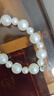 中國黃金（CHINA GOLD）白月光羊脂玉和田白玉手串女玉石手鏈紀念日生日禮物送女朋友老婆 皎皎若月白玉手串8MM 紀念品 曬單實(shí)拍圖
