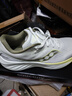 Saucony索康尼彭于晏同款勝利22跑步鞋男緩震舒適慢跑鞋灰綠43 曬單實(shí)拍圖