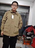 羅蒙加肥加大春秋男士休閑外套肥胖子大碼寬松戶(hù)外可拆卸帽工裝夾克男 卡其色 【不加棉】 2XL (建議150-170斤) 曬單實(shí)拍圖