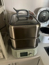 北鼎（Buydeem）電蒸鍋家用全不銹鋼0涂層電燉鍋蒸燉煮一體鍋大容量多功能鍋定時(shí)預約蒸汽鍋【G76淺杉綠】?jì)H單鍋 曬單實(shí)拍圖