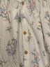 嫚熙（EMXEE）春秋季彈力絲麻棉月子服孕婦哺乳睡衣產(chǎn)婦產(chǎn)后家居服 綺幻花信-兩件套 L 曬單實(shí)拍圖