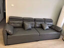 松南廣東佛山原創(chuàng  )可伸縮多功能貴妃沙發(fā)床兩用坐臥一體客廳帶音響沙發(fā) 總長(cháng)3.63m直排:大雙位+大雙位 高彈海綿款(軟硬適中) 曬單實(shí)拍圖