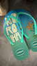 havaianas哈唯納Slim Postcard巴西印花人字拖外穿女士夏天涼拖鞋 0121-米色 35-36 曬單實(shí)拍圖