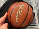 李寧（LI-NING）籃球兒童5號比賽室內外耐磨水泥地幼兒小學(xué)生青少年戶(hù)外五號 PU 曬單實(shí)拍圖