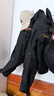 杜漢（DUHAN）摩托車(chē)騎行服男四季防摔機車(chē)服越野賽車(chē)服騎士褲子 黑色套裝（上衣+褲子） XL 曬單實(shí)拍圖