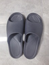 KENROLL科柔專(zhuān)業(yè)防滑拖鞋男女浴室舒適腳感臥室休閑家居鞋 鐵灰色 42-43 (265mm) 曬單實(shí)拍圖