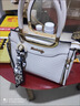 袋鼠真皮女包包2025新款韓版時(shí)尚單肩斜挎百搭洋氣女士簡(jiǎn)約大氣手提包 米白色 曬單實(shí)拍圖