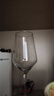 青蘋果紅酒杯兩只 紅領結黑底勃艮第水晶玻璃葡萄酒高腳杯 460ML 曬單實拍圖