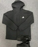 adidas拒水加絨內膽三合一連帽外套男女秋冬阿迪達斯官方輕運動(dòng) 黑色   XL 曬單實(shí)拍圖