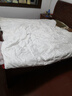 恒源祥家紡100%純棉貢緞柞蠶絲被子6斤雙人四季被芯200*230cm秋冬被 曬單實(shí)拍圖