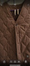 西裕寒羊 純羊毛馬甲男士秋冬季中老年馬夾皮毛一體棉衣保暖加厚羊皮背心 咖啡色 有內襯可拆卸 2XL 曬單實(shí)拍圖