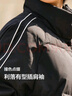森馬（Semir）森馬羽絨服女短款立領(lǐng)撞色三防保暖通勤外套24冬新款109724113012 曬單實(shí)拍圖