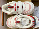 基諾浦（ginoble）學(xué)步鞋 春季1-5歲男女寶寶軟底小童鞋機能鞋耐磨春秋款GW1289 白色/紅色/深灰 24 150mm 腳長(cháng)14.6-15.5cm 曬單實(shí)拍圖