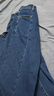 歐莎（OSA）高腰直筒牛仔褲女2025秋季新款寬松休閑闊腿褲顯瘦長(cháng)褲子百搭氣質(zhì) 牛仔藍色-B條碼 M 曬單實(shí)拍圖
