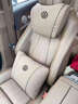 巫記適用大眾汽車(chē)頭枕朗逸邁騰途觀(guān)L探岳速騰護頸枕腰靠墊車(chē)內飾用品 大眾 頭枕【摩卡棕】 曬單實(shí)拍圖