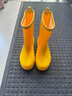 馬尼亞袋鼠（MANIYADAISHU）親子大碼兒童雨鞋男女童中筒水鞋小學(xué)生防滑膠鞋男孩女孩寶寶雨靴 黃色 37 -38碼 曬單實(shí)拍圖