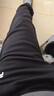 FILA 斐樂(lè )情侶款男女長(cháng)褲25秋冬季新款休閑寬松收口運動(dòng)褲子加絨保暖 【加絨版】正黑色-BK XL 180/88A/XL 曬單實(shí)拍圖
