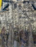 LULUALWAYS/我愛(ài)露露春季新款牛仔拼接蕾絲包臀魚(yú)尾裙 藍(lán)色 155/60A/S 曬單實(shí)拍圖