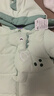 巴拉巴拉童裝嬰兒羽絨服連體衣寶寶2025新款冬裝加厚保暖哈衣爬服萌趣造型 綠色恐龍-白鴨絨 80 cm-充絨量82g 曬單實拍圖