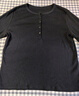 優(yōu)衣庫女裝羅紋亨利領(lǐng)T恤/長(cháng)袖修身短款內搭打底25新款479591 09 黑色 L /160/88A 曬單實(shí)拍圖