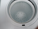 海爾（Haier）洗衣機10公斤半自動家用大容量颶風水流高效潔凈洗衣機移動腳輪水電分離簡易面板旋鈕易操作洗衣機 10公斤大容量強力去污+移動腳輪 Leader款 曬單實拍圖