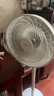 美的（Midea）電風(fēng)扇 家用七葉立式落地扇宿舍臥室輕音節能搖頭桌面小風(fēng)扇大風(fēng)力空氣循環(huán)風(fēng)扇 SAF30AC  曬單實(shí)拍圖