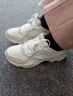 特步女鞋皮面運動(dòng)鞋保暖跑步鞋子女2025秋季新款防水休閑鞋旅游老爹鞋 帆白/香皮灰0025 38 曬單實(shí)拍圖