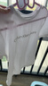 Calvin KleinJeans夏季女士休閑通勤經(jīng)典ck字母印花圓領(lǐng)純色內搭短袖T恤上衣 YAF-月光白 XS 曬單實(shí)拍圖
